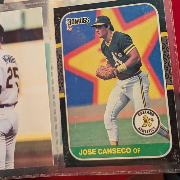 Set of 9 Baseball Cards includes Two Jose Canseco cards - Picture 7 of 8
